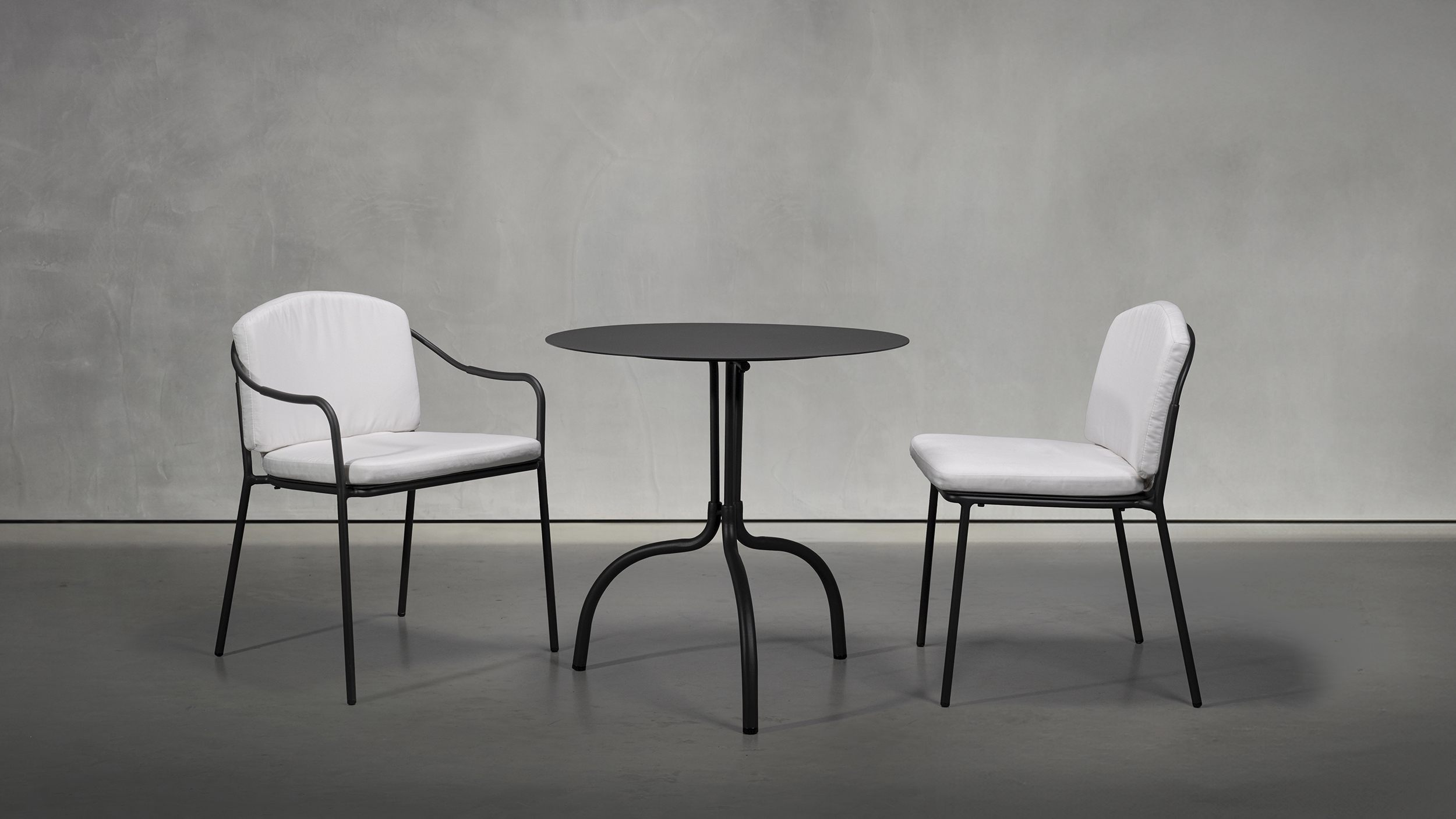 bistro table and seat