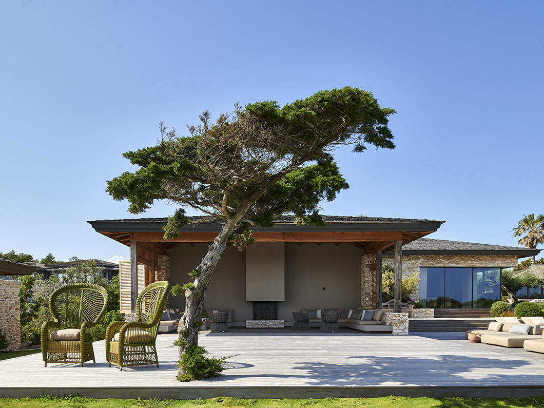 Corsica beach villa Piet Boon