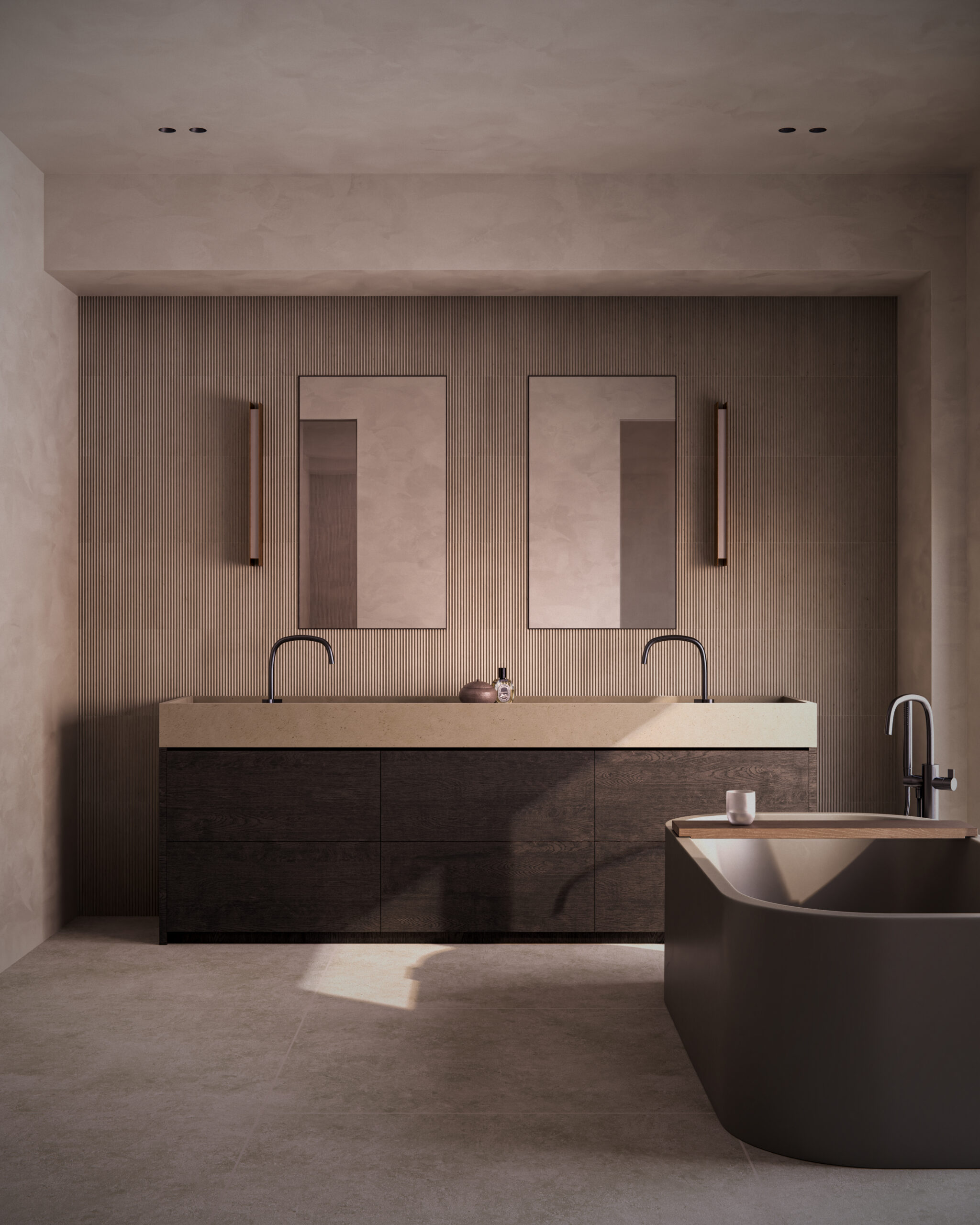 Bath and basin